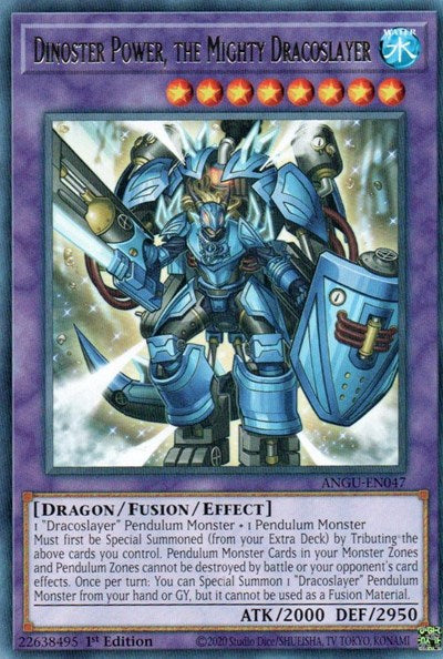 Dinoster Power, the Mighty Dracoslayer (Rare) [ANGU-EN047] Rare | Shuffle n Cut Hobbies & Games