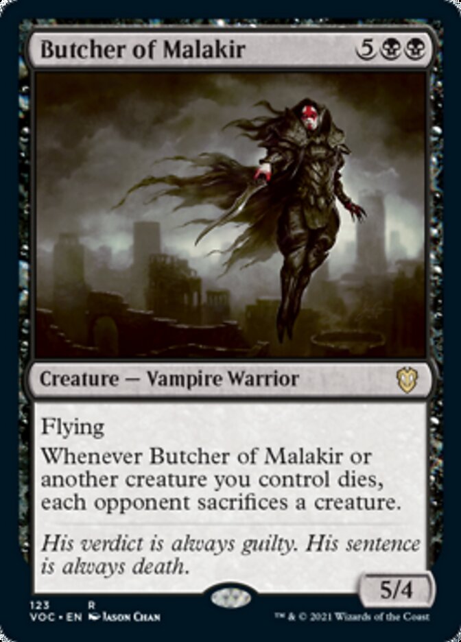 Butcher of Malakir [Innistrad: Crimson Vow Commander] | Shuffle n Cut Hobbies & Games