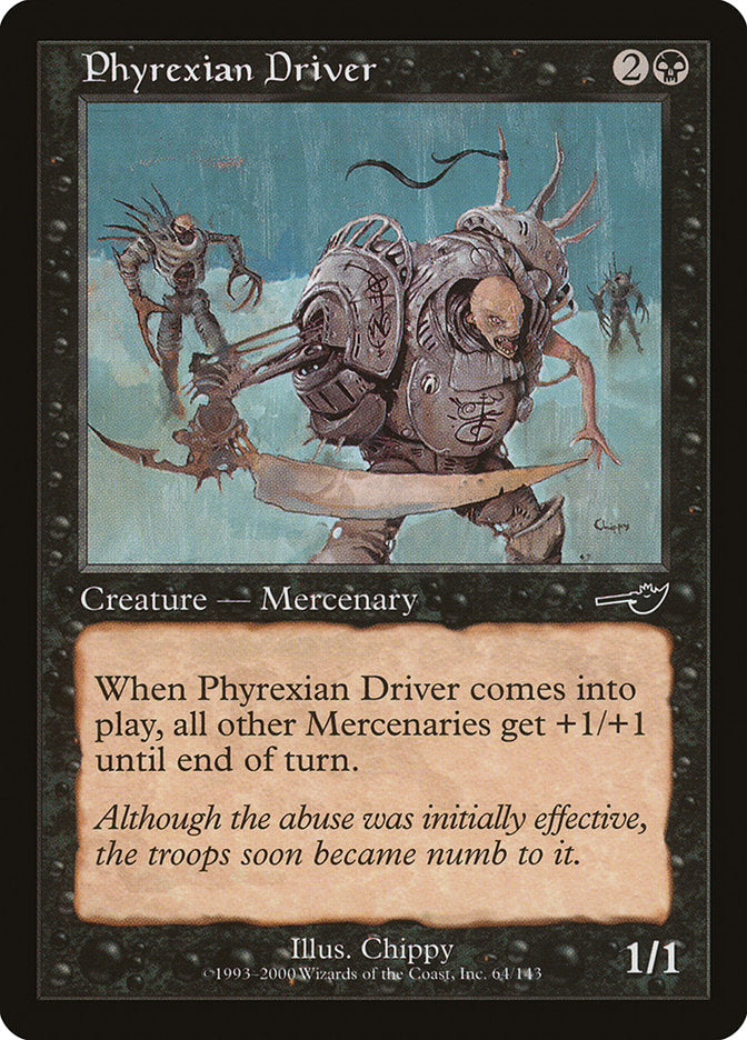 Phyrexian Driver [Nemesis] | Shuffle n Cut Hobbies & Games