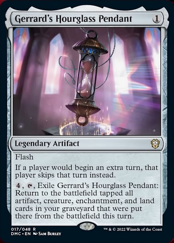 Gerrard's Hourglass Pendant [Dominaria United Commander] | Shuffle n Cut Hobbies & Games