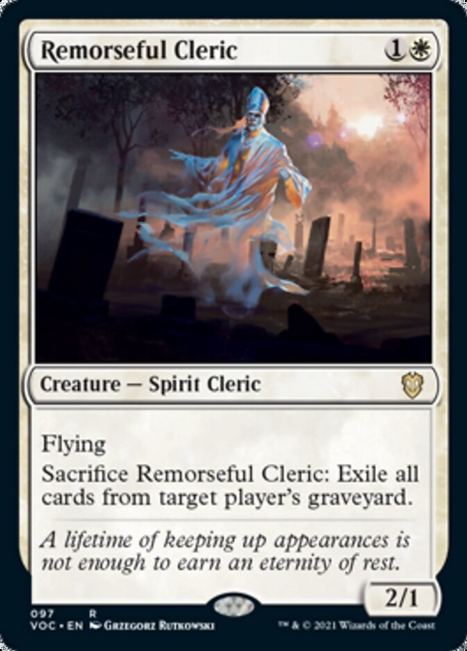 Remorseful Cleric [Innistrad: Crimson Vow Commander] | Shuffle n Cut Hobbies & Games