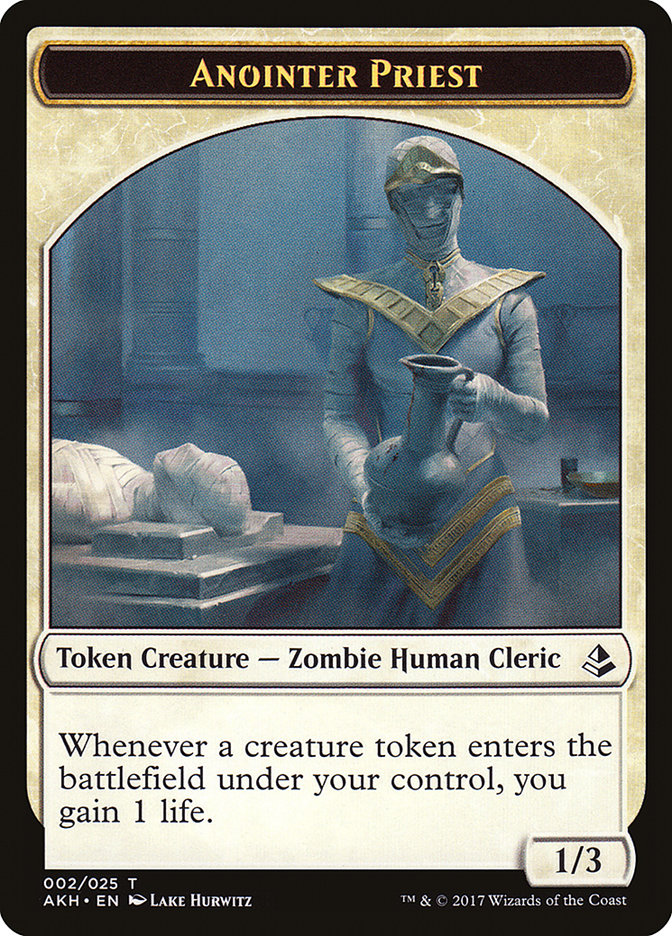 Anointer Priest Token [Amonkhet Tokens] | Shuffle n Cut Hobbies & Games