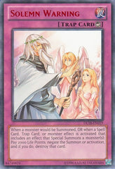 Solemn Warning (Red) [DL18-EN019] Rare | Shuffle n Cut Hobbies & Games