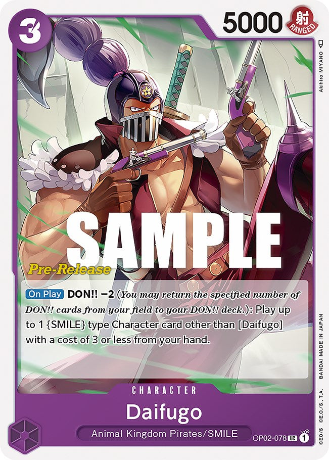 Daifugo [Paramount War Pre-Release Cards] | Shuffle n Cut Hobbies & Games