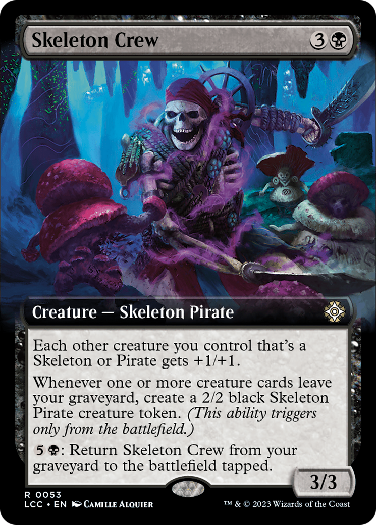 Skeleton Crew (Extended Art) [The Lost Caverns of Ixalan Commander] | Shuffle n Cut Hobbies & Games