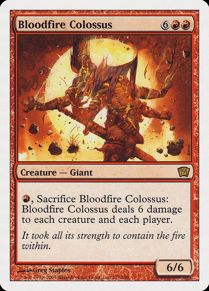 Bloodfire Colossus [Ninth Edition] | Shuffle n Cut Hobbies & Games