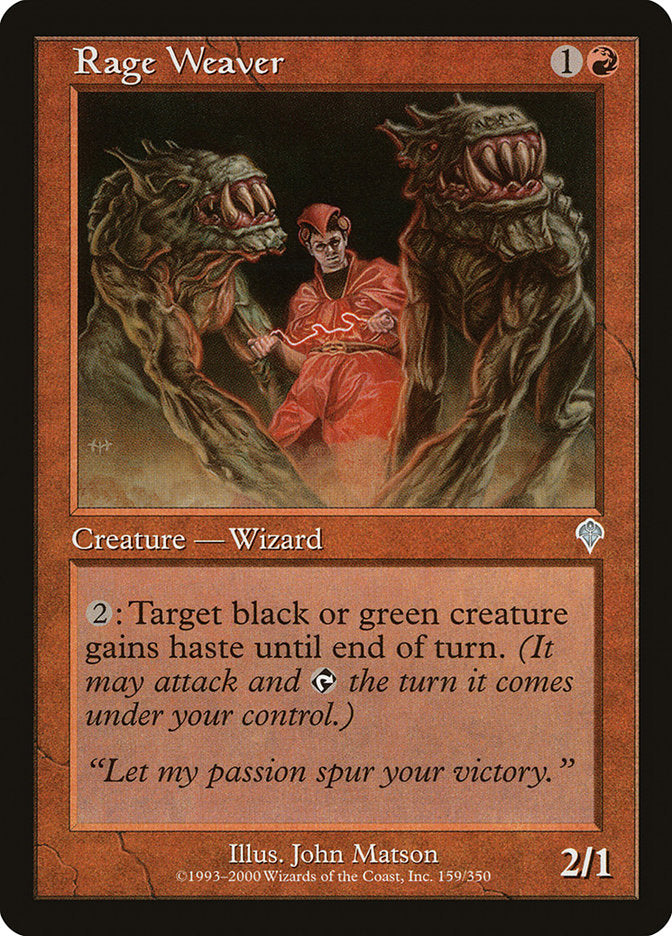 Rage Weaver [Invasion] | Shuffle n Cut Hobbies & Games