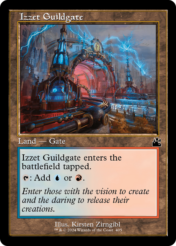 Izzet Guildgate (Retro Frame) [Ravnica Remastered] | Shuffle n Cut Hobbies & Games