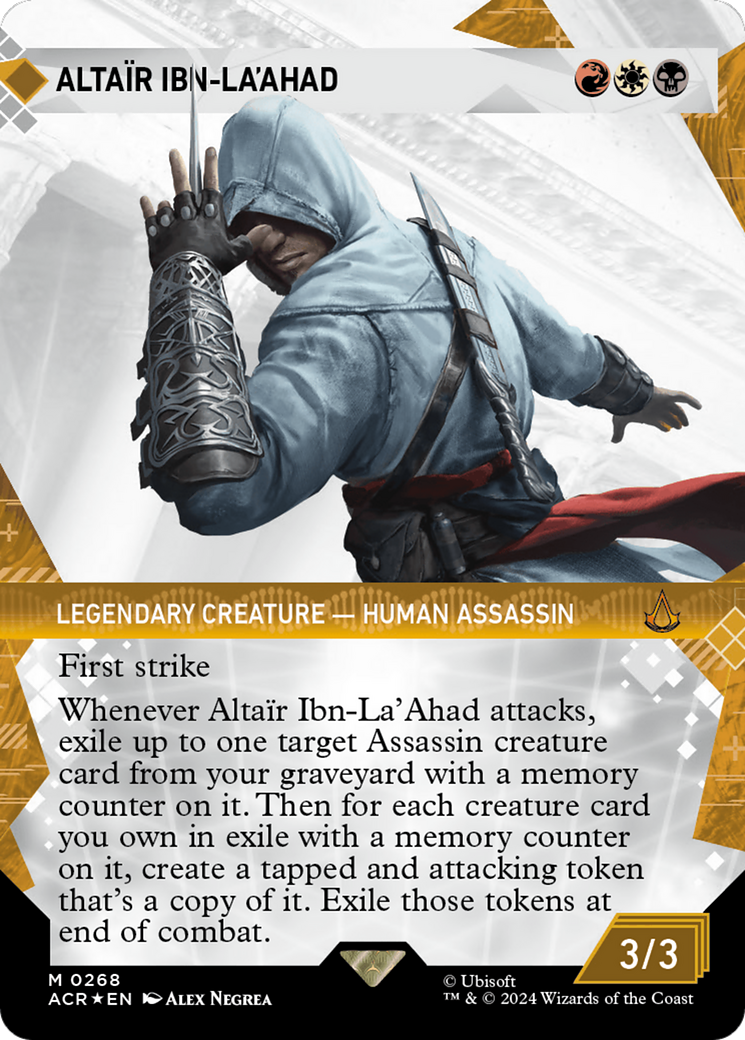 Altair Ibn-La'Ahad (Showcase) (Textured Foil) [Assassin's Creed] | Shuffle n Cut Hobbies & Games