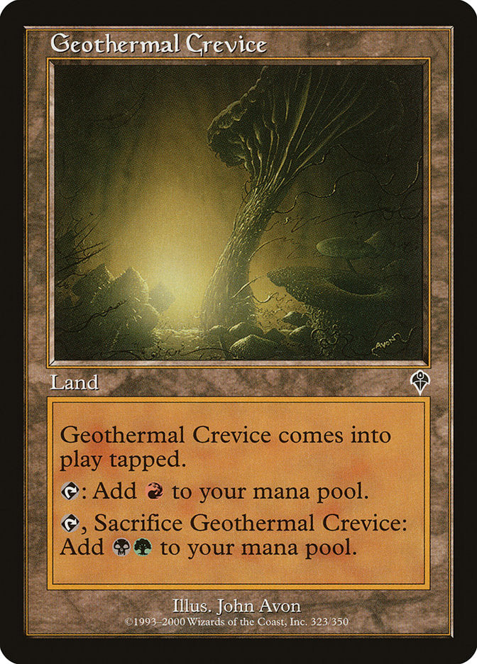 Geothermal Crevice [Invasion] | Shuffle n Cut Hobbies & Games