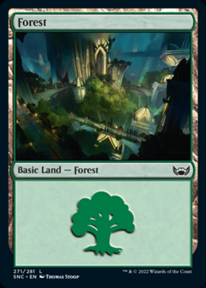 Forest (271) [Streets of New Capenna] | Shuffle n Cut Hobbies & Games