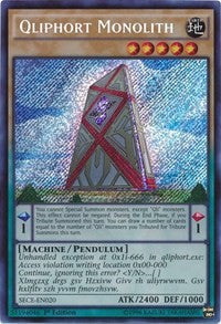 Qliphort Monolith [SECE-EN020] Secret Rare | Shuffle n Cut Hobbies & Games
