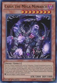 Caius the Mega Monarch [SECE-EN035] Ultra Rare | Shuffle n Cut Hobbies & Games