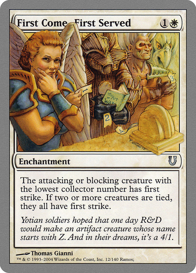 First Come, First Served [Unhinged] | Shuffle n Cut Hobbies & Games