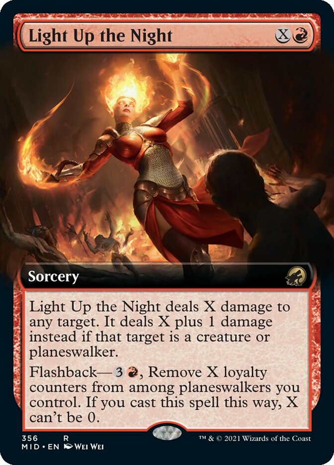 Light Up the Night (Extended Art) [Innistrad: Midnight Hunt] | Shuffle n Cut Hobbies & Games