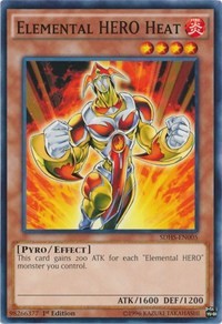 Elemental HERO Heat [SDHS-EN005] Common | Shuffle n Cut Hobbies & Games
