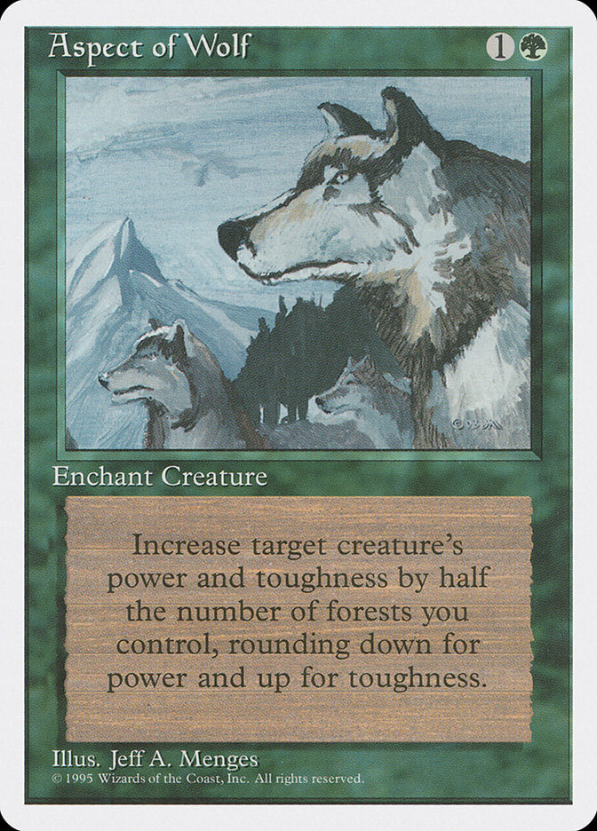 Aspect of Wolf [Fourth Edition] | Shuffle n Cut Hobbies & Games