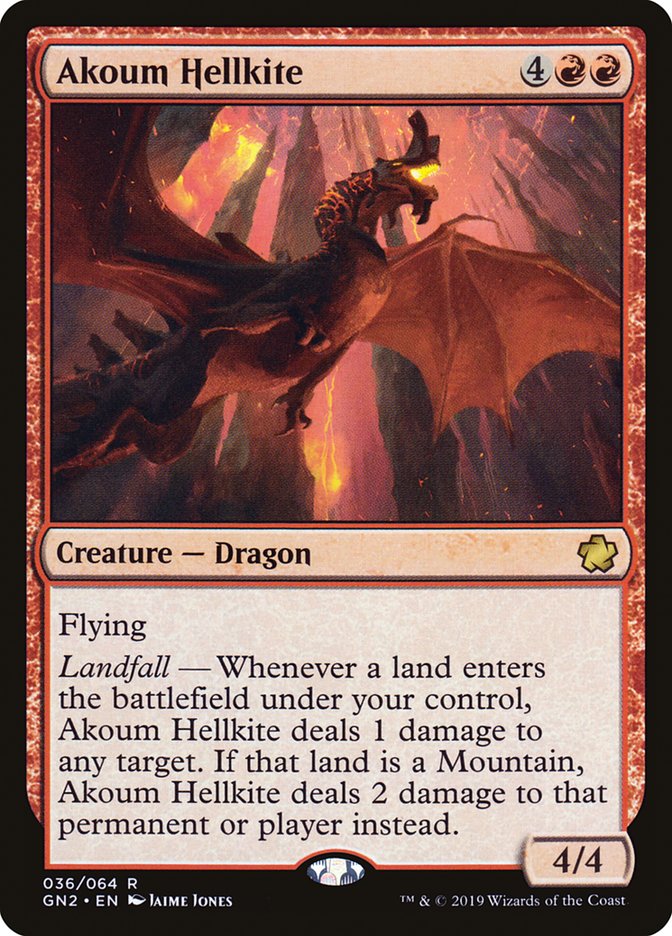 Akoum Hellkite [Game Night 2019] | Shuffle n Cut Hobbies & Games