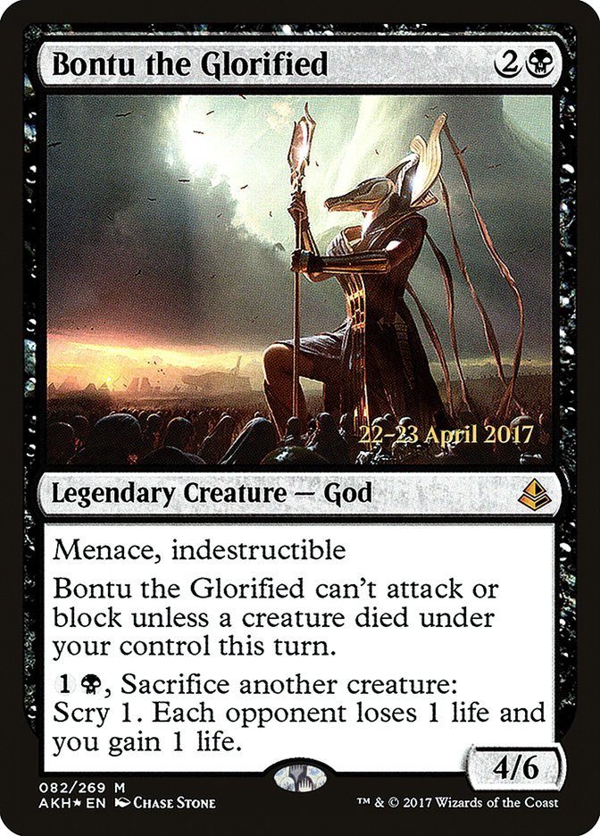 Bontu the Glorified [Amonkhet Prerelease Promos] | Shuffle n Cut Hobbies & Games