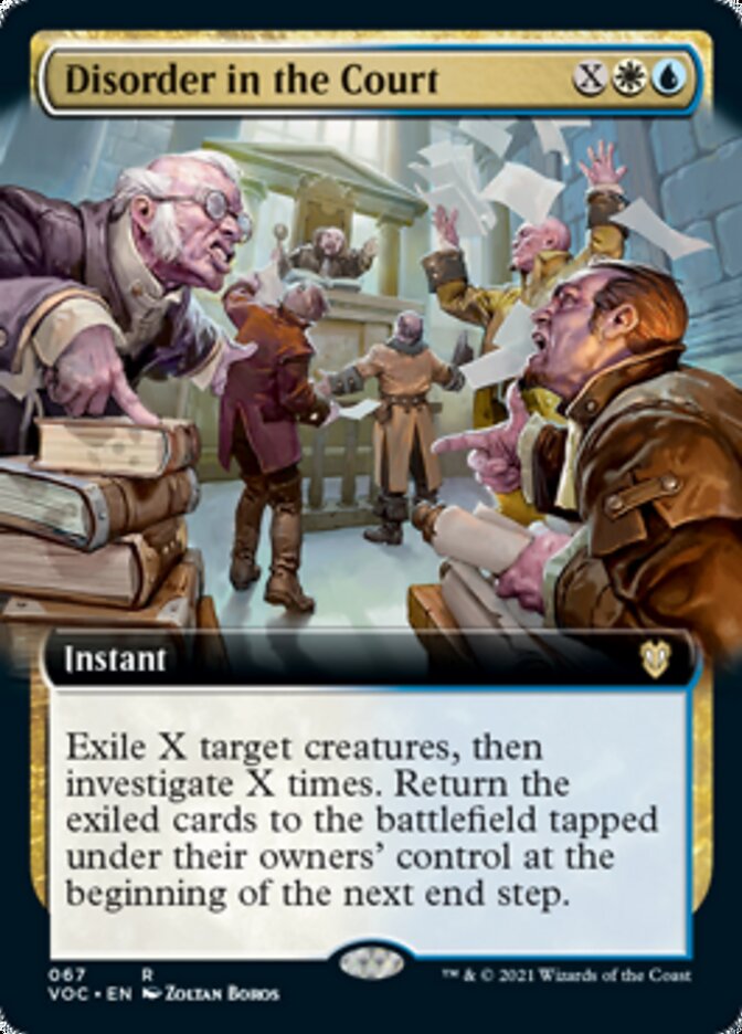 Disorder in the Court (Extended Art) [Innistrad: Crimson Vow Commander] | Shuffle n Cut Hobbies & Games