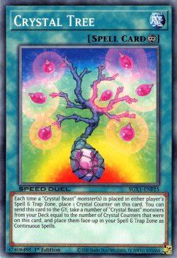 Crystal Tree [SGX1-ENF15] Common | Shuffle n Cut Hobbies & Games