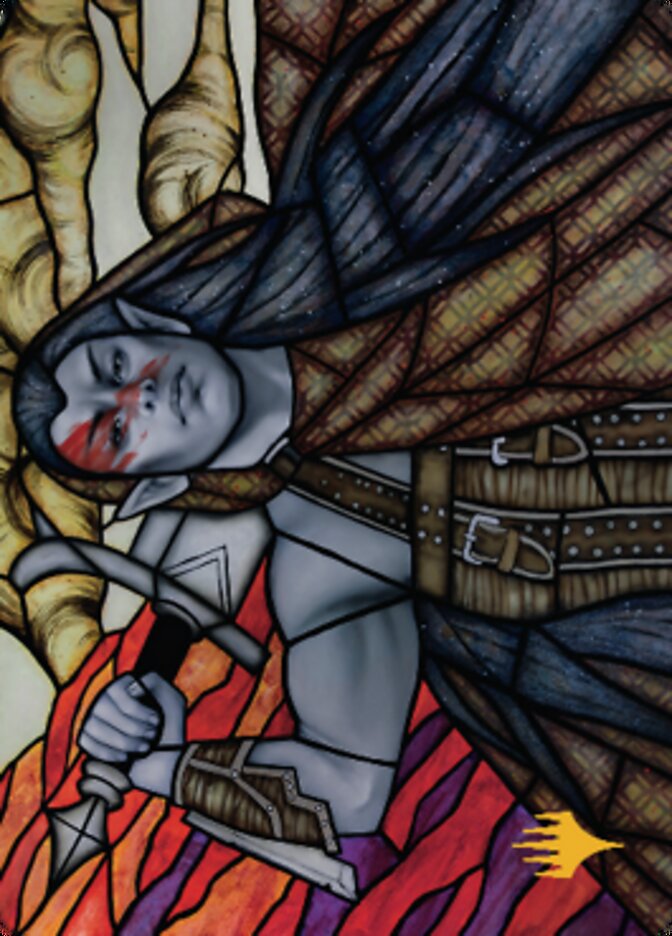 Radha, Coalition Warlord Art Card (Gold-Stamped Signature) [Dominaria United Art Series] | Shuffle n Cut Hobbies & Games