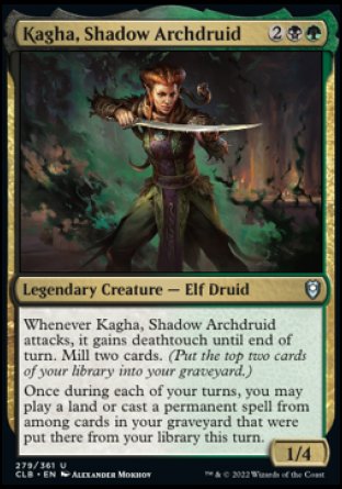 Kagha, Shadow Archdruid [Commander Legends: Battle for Baldur's Gate] | Shuffle n Cut Hobbies & Games