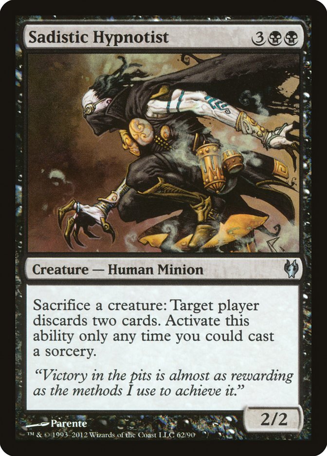 Sadistic Hypnotist [Duel Decks: Izzet vs. Golgari] | Shuffle n Cut Hobbies & Games