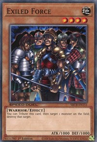 Exiled Force [SBCB-EN151] Common | Shuffle n Cut Hobbies & Games
