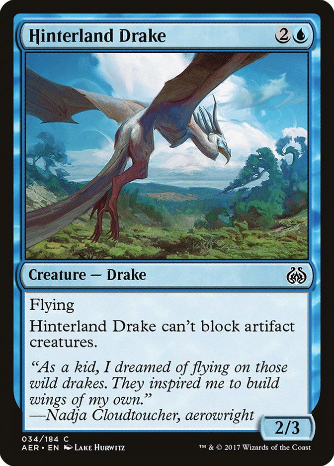 Hinterland Drake [Aether Revolt] | Shuffle n Cut Hobbies & Games