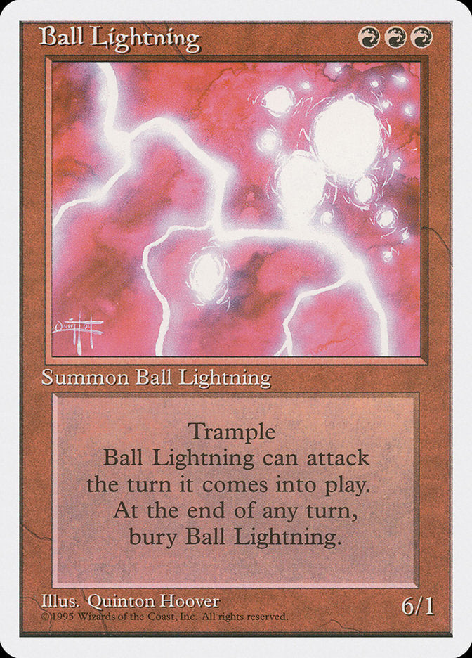 Ball Lightning [Fourth Edition] | Shuffle n Cut Hobbies & Games