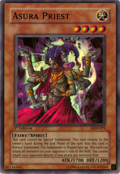 Asura Priest [LOD-071] Super Rare | Shuffle n Cut Hobbies & Games