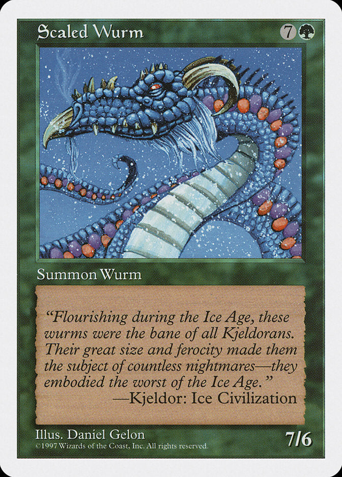 Scaled Wurm [Fifth Edition] | Shuffle n Cut Hobbies & Games