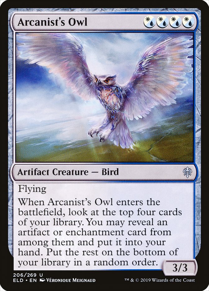 Arcanist's Owl [Throne of Eldraine] | Shuffle n Cut Hobbies & Games