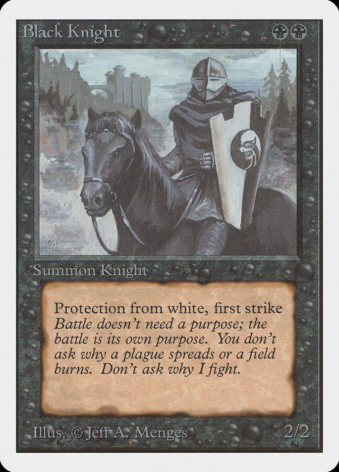 Black Knight [Unlimited Edition] | Shuffle n Cut Hobbies & Games