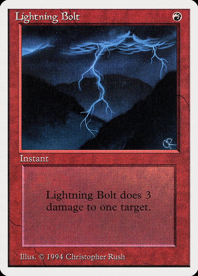 Lightning Bolt [Summer Magic / Edgar] | Shuffle n Cut Hobbies & Games