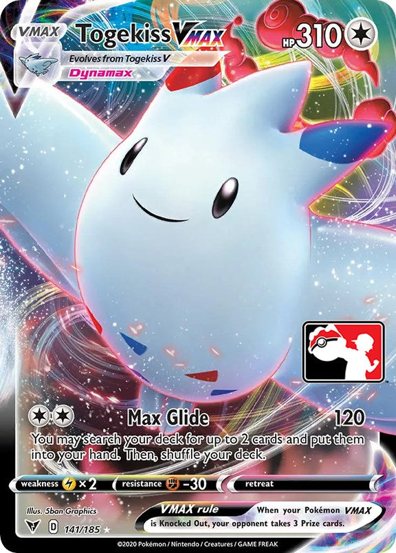 Togekiss VMAX (141/185) [Prize Pack Series One] | Shuffle n Cut Hobbies & Games