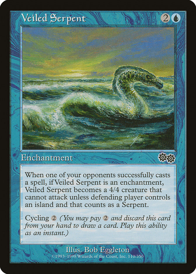 Veiled Serpent [Urza's Saga] | Shuffle n Cut Hobbies & Games