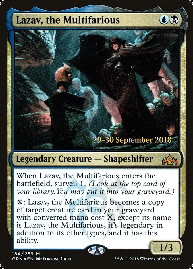 Lazav, the Multifarious [Guilds of Ravnica Prerelease Promos] | Shuffle n Cut Hobbies & Games