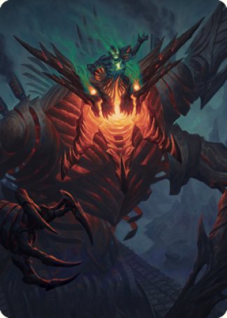 Mishra, Lost to Phyrexia Art Card [The Brothers' War Art Series] | Shuffle n Cut Hobbies & Games