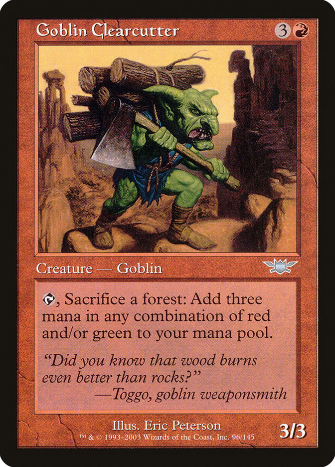 Goblin Clearcutter [Legions] | Shuffle n Cut Hobbies & Games