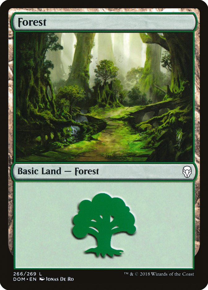 Forest (266) [Dominaria] | Shuffle n Cut Hobbies & Games