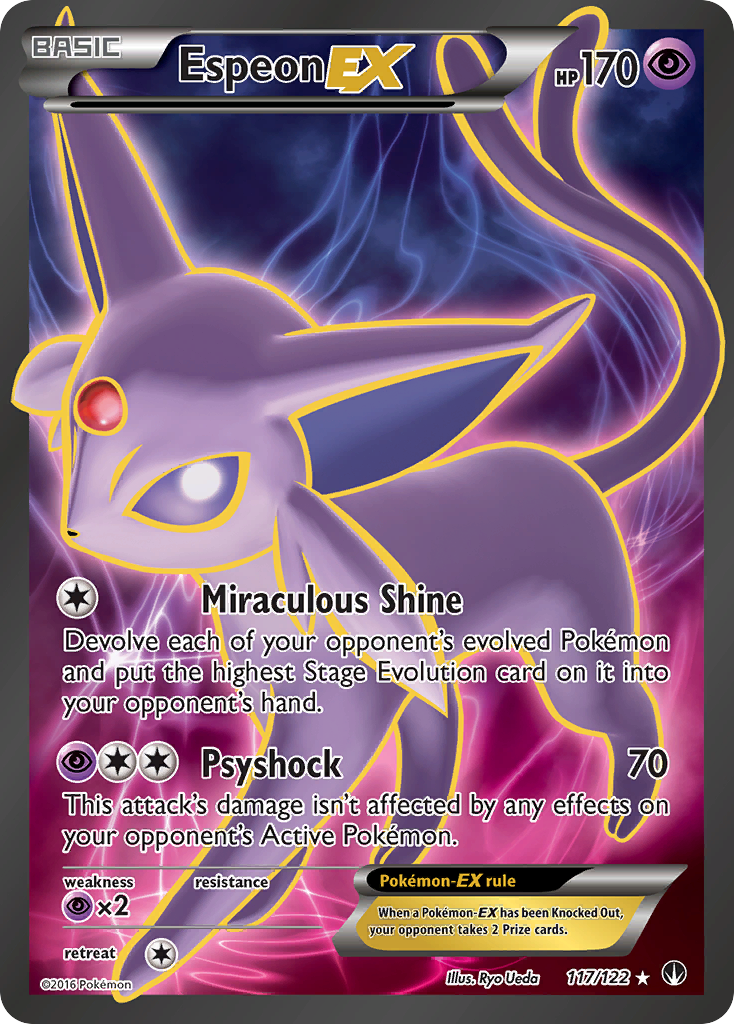 Espeon EX (117/122) [XY: BREAKpoint] | Shuffle n Cut Hobbies & Games