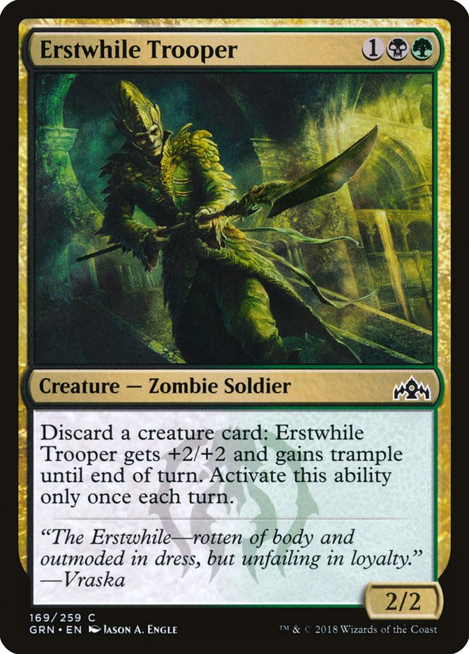 Erstwhile Trooper [Guilds of Ravnica] | Shuffle n Cut Hobbies & Games