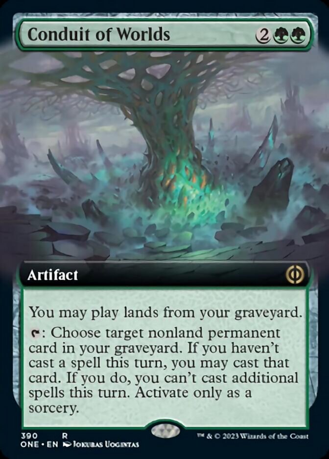 Conduit of Worlds (Extended Art) [Phyrexia: All Will Be One] | Shuffle n Cut Hobbies & Games