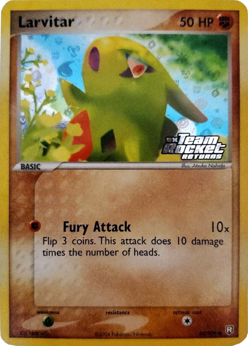 Larvitar (62/109) (Stamped) [EX: Team Rocket Returns] | Shuffle n Cut Hobbies & Games