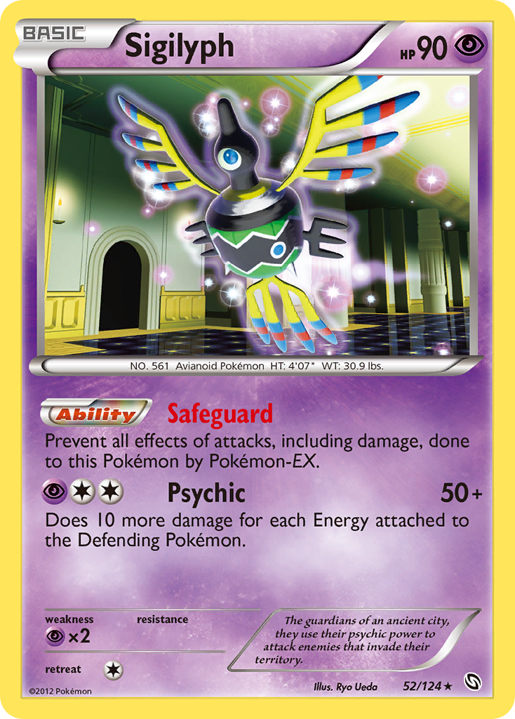 Sigilyph (52/124) [Black & White: Dragons Exalted] | Shuffle n Cut Hobbies & Games