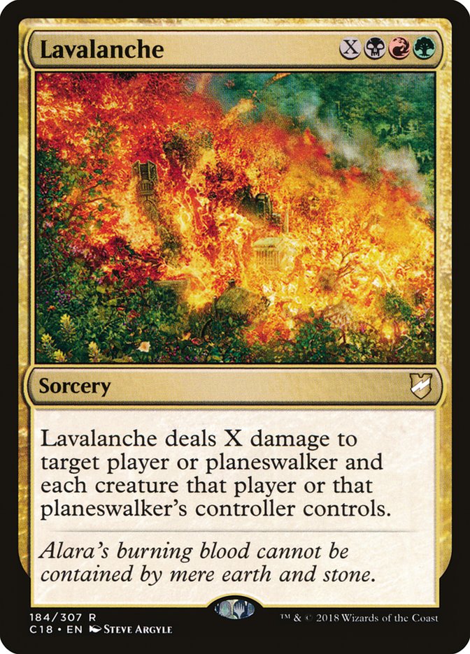 Lavalanche [Commander 2018] | Shuffle n Cut Hobbies & Games