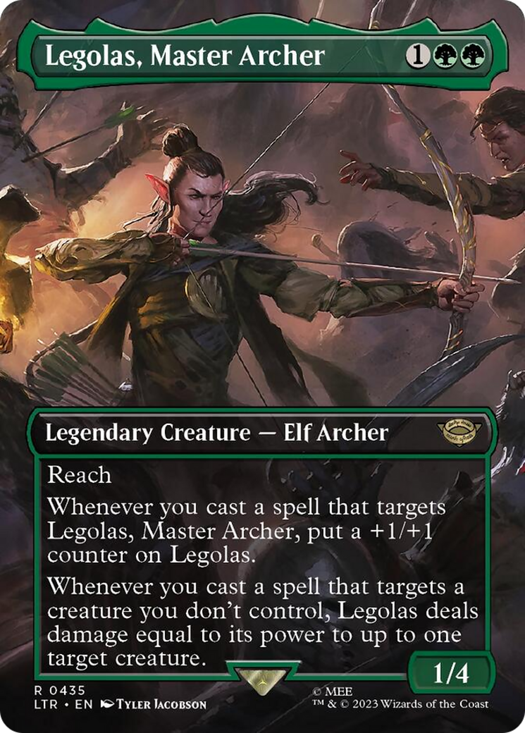 Legolas, Master Archer (Borderless Alternate Art) [The Lord of the Rings: Tales of Middle-Earth] | Shuffle n Cut Hobbies & Games