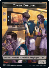 Zombie Employee // Treasure (013) Double-Sided Token [Unfinity Tokens] | Shuffle n Cut Hobbies & Games